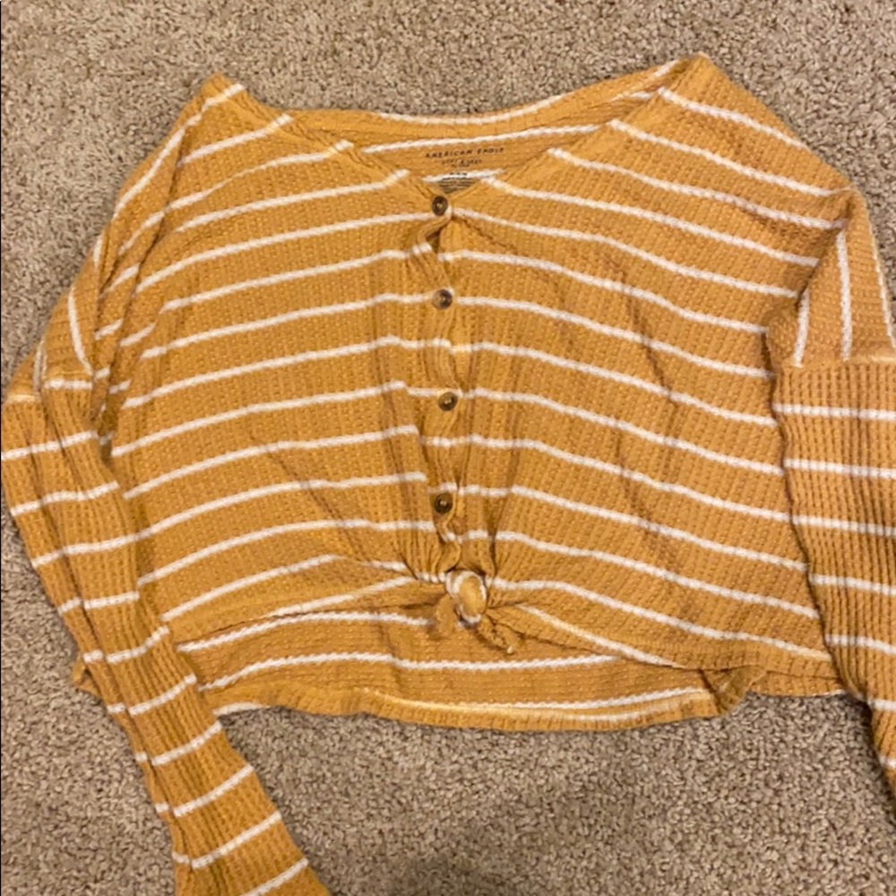 yellow sweater